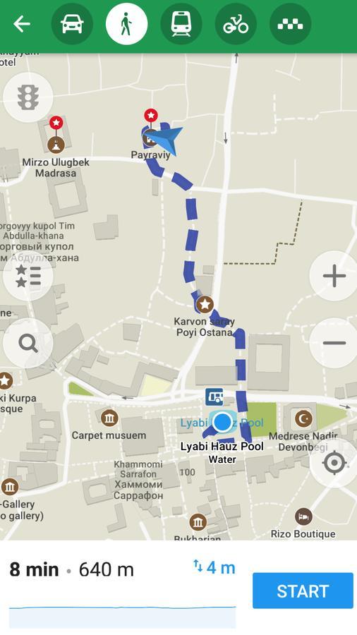 Payraviy Hotel Бухара Екстериор снимка